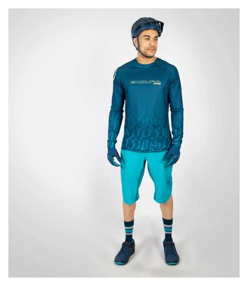 Pantaloncini Endura MT500 Spray Atlantic Blue