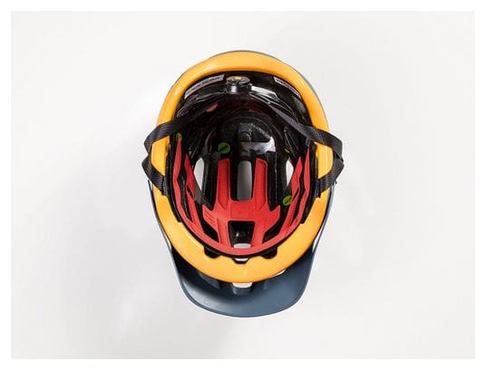 Bontrager Quantum MIPS Mountain Bike Helm Blue / Marigold