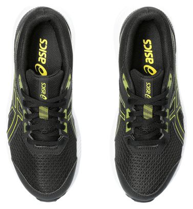 Asics Contend 8 GS Kinderschoenen Zwart Geel