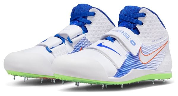 Chaussures Athlétisme Nike Zoom Javelin Elite 3 Blanc Bleu Unisexe