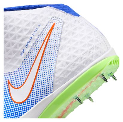 Nike Zoom Javelin Elite 3 White Blue Unisex Track &amp; Field Shoe