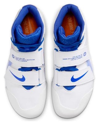 Nike Zoom Javelin Elite 3 Leichtathletikschuh Weiß Blau Unisex