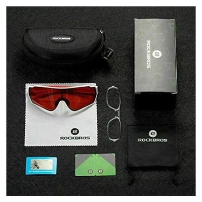 ROCKBROS Lunettes Vélo Transparentes UV400