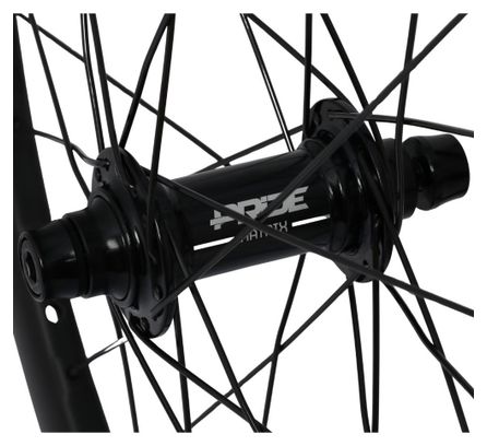Paire de Roues Carbone Expert Pride Wave Noir Mat Matrix 10/10mm Noir