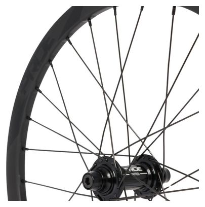 Paire de Roues Carbone Expert Pride Wave Noir Mat Matrix 10/10mm Noir
