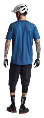 Troy Lee Designs Skyline Iconic Kurzarmtrikot Blau