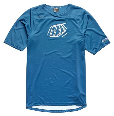 Troy Lee Designs Skyline Iconic Blue Short Sleeve Jersey