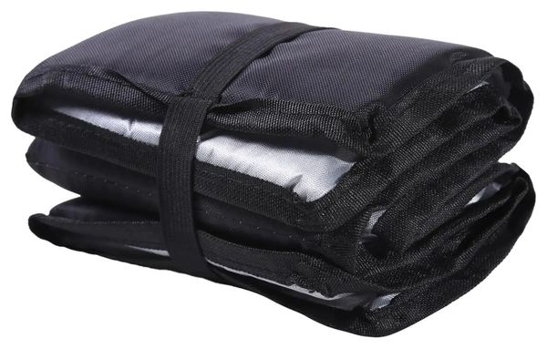 Sportenzia Sitzkissen Faltbar Schaum Oxford Wasserdicht Kompakt Wandern Picknick Schwarz