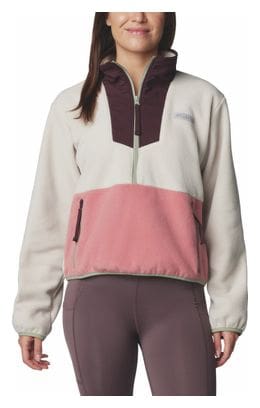 Polaire Femme Columbia Sequoia Grove 1/2 Zip Beige