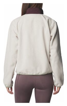 Dames fleece Columbia Sequoia Grove 1/2 Zip Beige