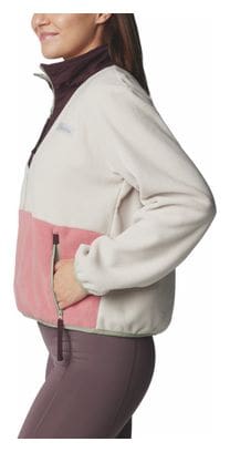 Dames fleece Columbia Sequoia Grove 1/2 Zip Beige