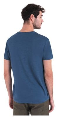 Camiseta técnica Icebreaker Merino 150 Tech Lite Azul para hombre