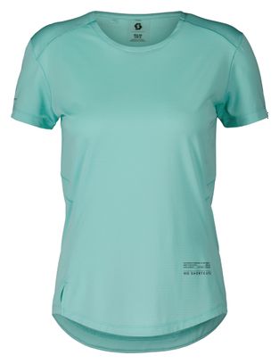 Maglia a maniche corte Scott Endurance Tech Donna Blu