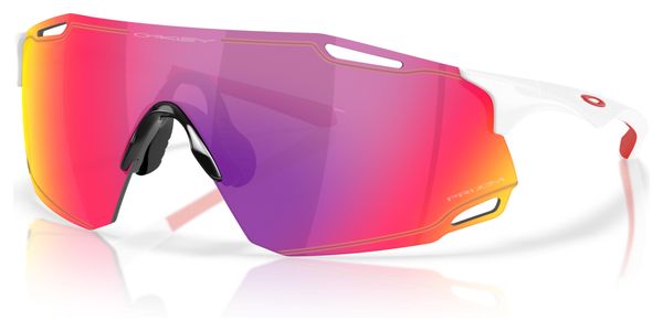 OAKLEY Paire de Lunettes CYBR DYNO POL WHITE W/ PRIZM ROAD