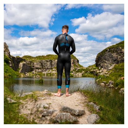 Zone3 Advance Neopreen Triathlon Wetsuit Zwart/Blauw