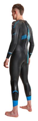 Zone3 Advance Neopreen Triathlon Wetsuit Zwart/Blauw