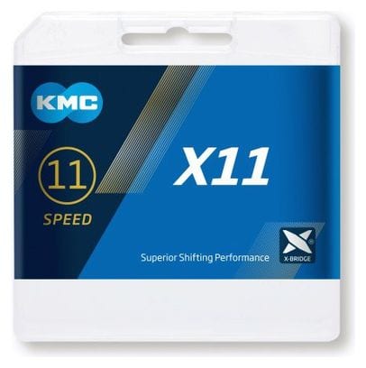 Kette KMC X11.93 114 Glieder 11V Silber / Schwarz