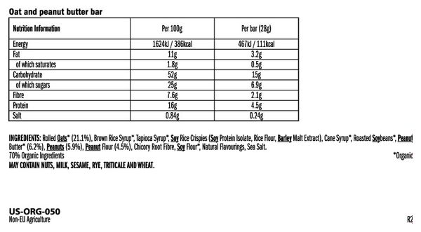Clif Bar Mini Energy Bar Crunchy/Peanut Butter 28g