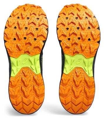 Asics Gel Venture 9 Trail-Schuhe Schwarz Gelb Orange Herren