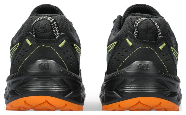 Chaussures Trail Asics Gel Venture 9 Noir Jaune Orange Homme