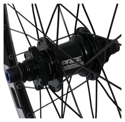 Paire de Roues Alu Expert Pride Control Fusion 10/10mm Disque Noir