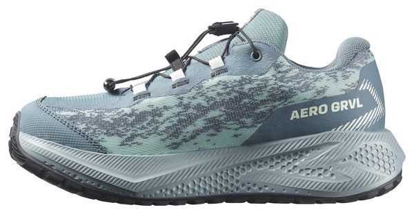 Zapatillas de running Salomon Aero GRVL impermeables, azul, para niños