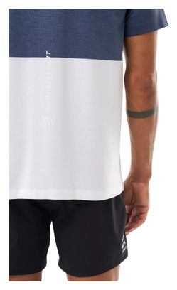 Compressport Performance Men's Blue/White Running T-Shirt