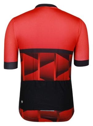 Maillot vélo homme CUBIC rouge/noir