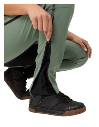 Pantalon Vélo Softshell Femme Vaude Qimsa II Vert