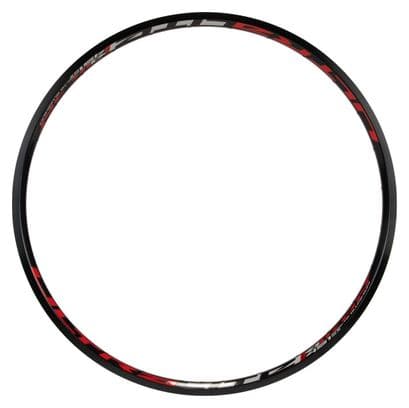 Llanta Trasera I kon BMX I 451x19.5mm I 28 agujeros Negra / Roja