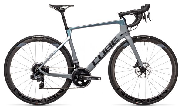 Cube Agree C:62 SLT Road Bike Sram Force eTap AXS 12S 700 mm Galactic Grey 2021