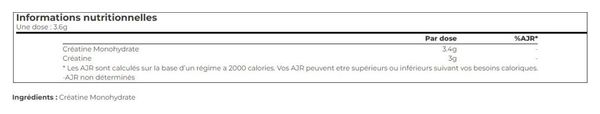 Créatine Powder (317gr) - Optimum Nutrition - Créatines