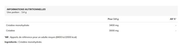 Créatine Powder (317gr) - Optimum Nutrition - Créatines