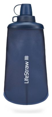 LifeStraw Flex Peak Series Folding Squeeze Bottle 650 ml Blauw