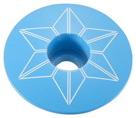 Supacaz Capz Powder Coated Neon Blue Headliner