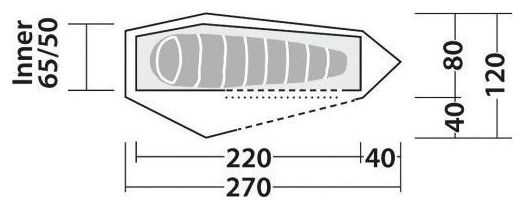 Tente de randonnée Robens Arrow Head 1