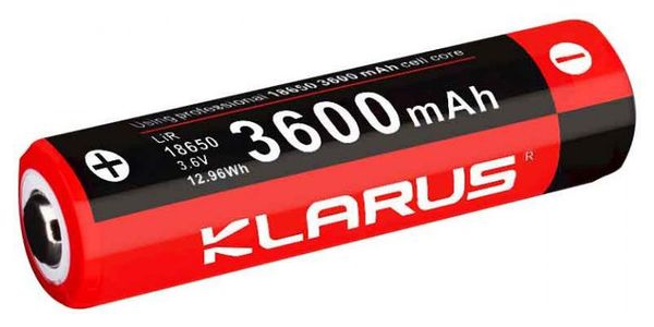 Batterie rechargeable pour lampes XT12GT  XT12S et XT2CR 3600 mAh - Klarus
