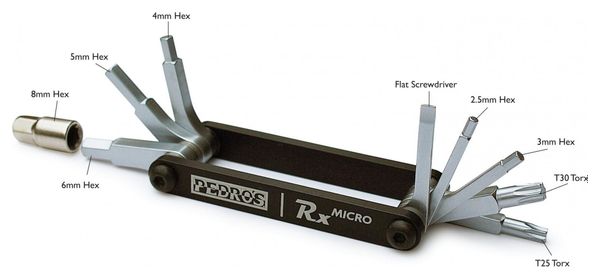 Pedro s RX Micro Multi Tool 9 Black Alltricks