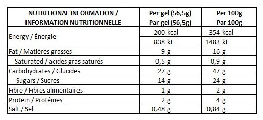 Näak Ultra Energy Gel Salted Maple Syrup 57g