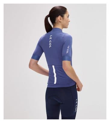 Maillot de manga corta Le Col Pro II para mujer Morado