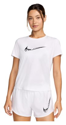 Maillot manches courtes Nike One Blanc Femme