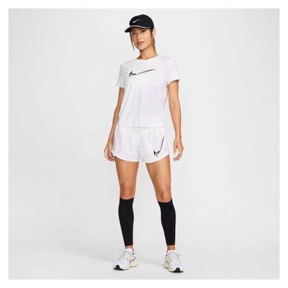 Maglia a manica corta Nike One bianca da donna