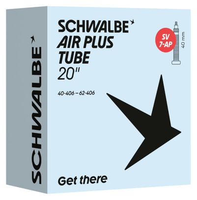 Schwalbe Air Plus Tube 7-AP 20'' Presta 40 mm Inner Tube