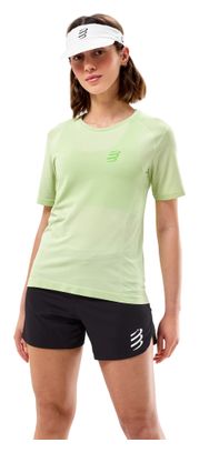 Compressport Performance Lauf-T-Shirt für Damen, grün