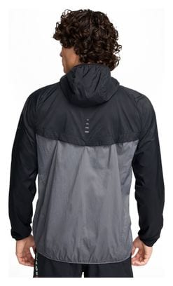 Veste coupe-vent Nike Stride Noir/Gris Homme