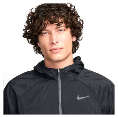 Veste coupe-vent Nike Stride Noir/Gris Homme