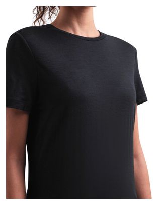 Dames Icebreaker Merino 150 Tech Lite Zwart Technisch T-shirt