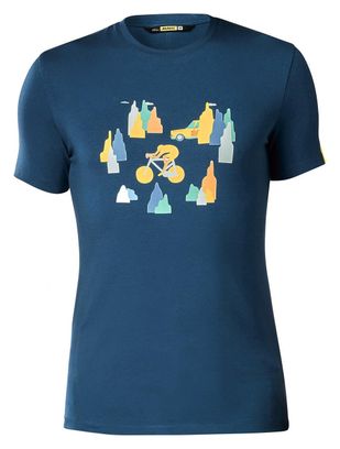 T-Shirt Mavic SC Tee Poseidon / Bleu Foncé