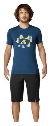 T-Shirt Mavic SC Tee Poseidon / Bleu Foncé