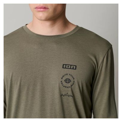 ION S_Ionic DR Heren Groen MTB Trui met lange mouwen